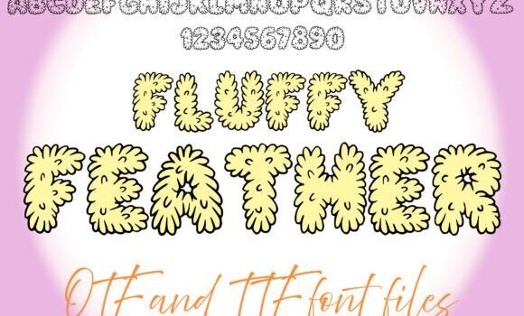 Fluffy Feather Font Fonts Free Download Fluffy Feather Font - Featured Image
