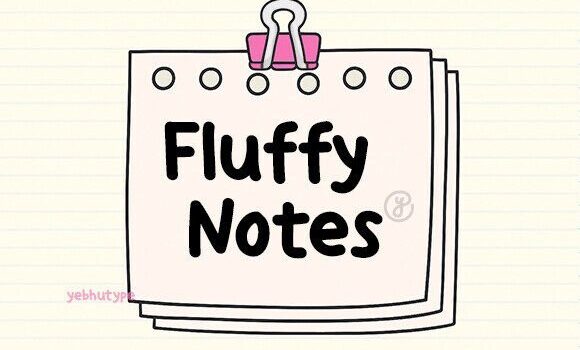 Fluffy Notes Font - Featured Image