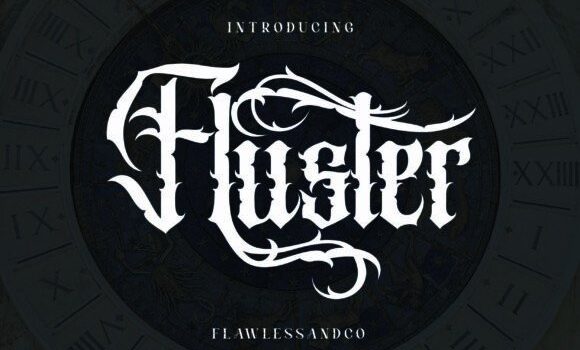Fluster Font Fonts Free Download Fluster Font - Featured Image