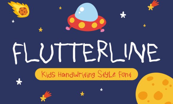 Flutter Line Font - Featured Image
