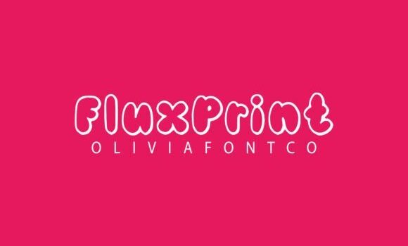Fluxprint Font - Featured Image