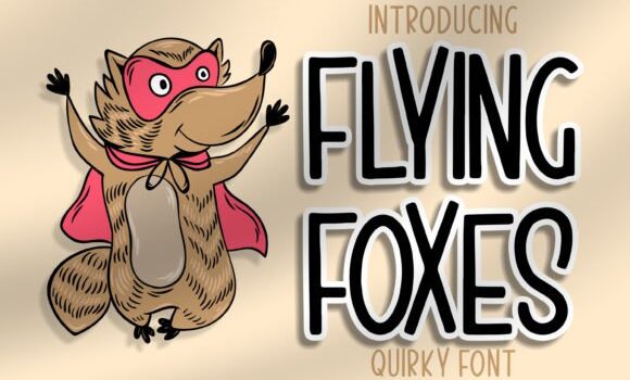 Flying Foxes Font Fonts Free Download Flying Foxes Font - Featured Image