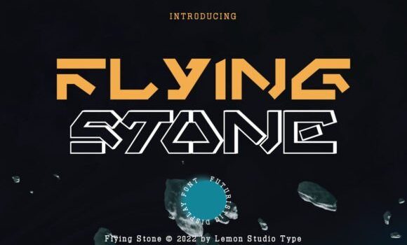 Flying Stone Font Fonts Free Download Flying Stone Font - Featured Image