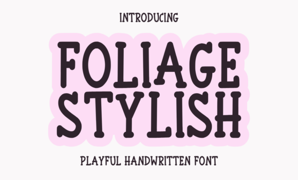 Foliage Stylish Font - Featured Image