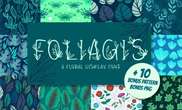 Foliagis Font Fonts Free Download Foliagis Font - Featured Image