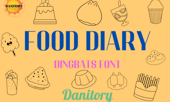 Food Diary Font Fonts Free Download Food Diary Font - Featured Image