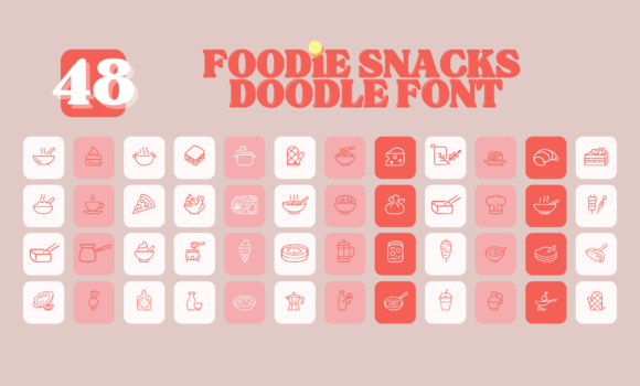 Foodiesnacksdoodle Font - Featured Image