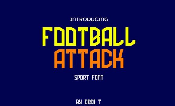 Football Attack Font - Featured Image