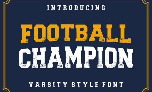 Footballchampion Regular Font - Featured Image