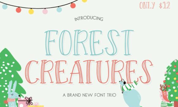 Forest Creatures Trio Font Fonts Free Download Forest Creatures Trio Font - Featured Image