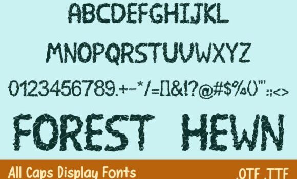 Forest Hewn Font Fonts Free Download Forest Hewn Font - Featured Image