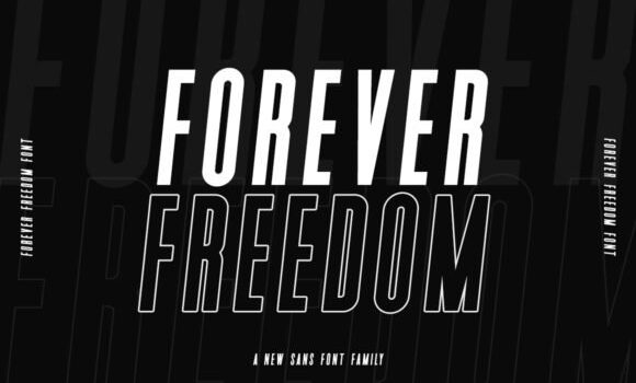 Forever Freedom Font - Featured Image