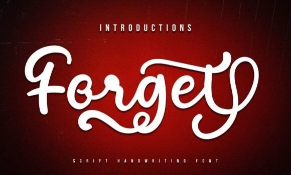Forget Font - Featured Image