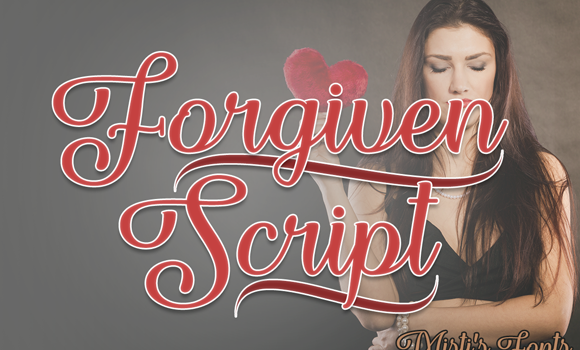 Forgiven Script Font - Featured Image