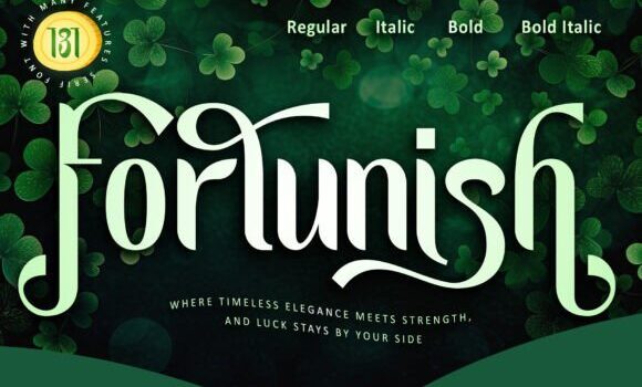 Fortunish Font Fonts Free Download Fortunish Font - Featured Image