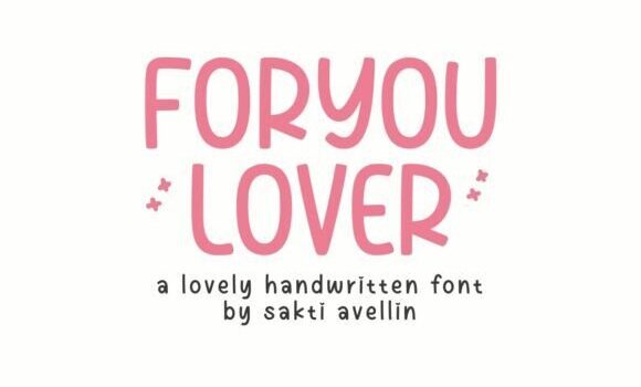 Foryou Lover Font - Featured Image