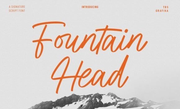 Fountain Head Font - Featured Image