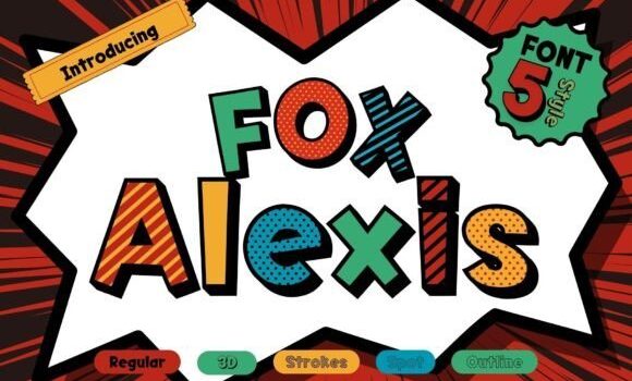 Fox Alexis Font - Featured Image