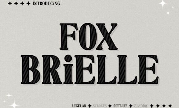 Fox Brielle Font - Featured Image