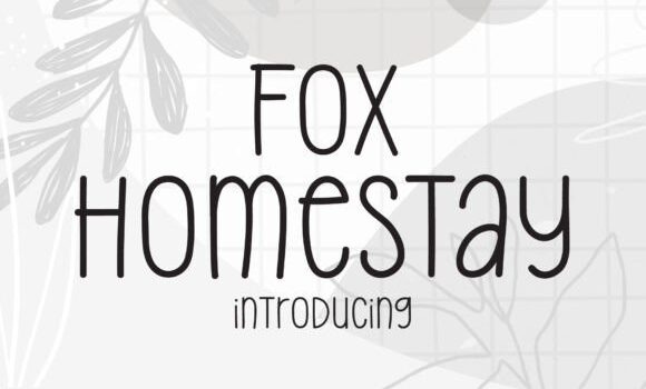 Fox Homestay Font - Featured Image