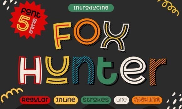 Fox Hunter Font Fonts Free Download