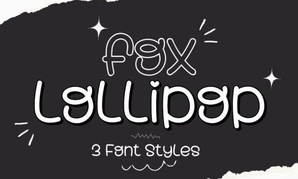 Fox Lollipop Font - Featured Image