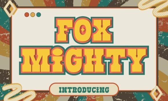 Fox Mighty Font Fonts Free Download Fox Mighty Font - Featured Image