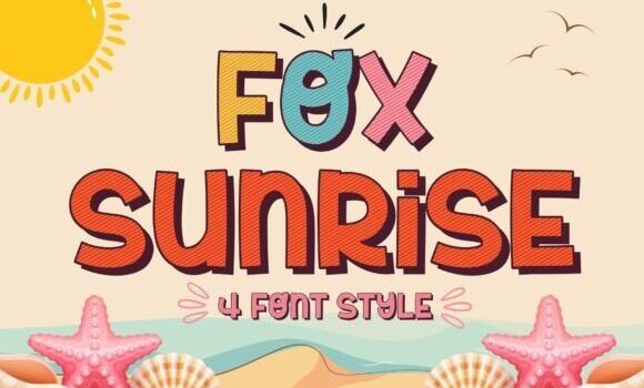 Fox Sunrise Font - Featured Image