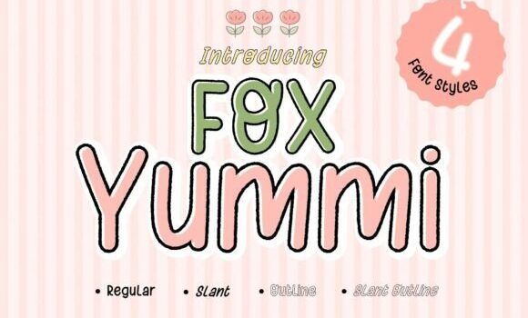 Fox Yummi Font - Featured Image