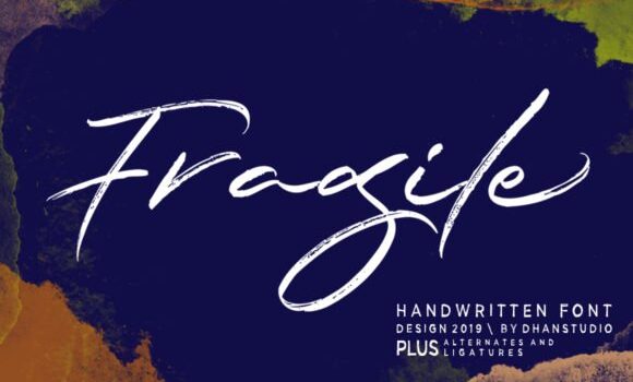 Fragile Script Font - Featured Image