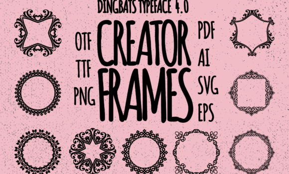Frames Creator 4.0 Font - Featured Image