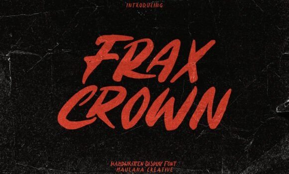 Fraxcrwon Font - Featured Image