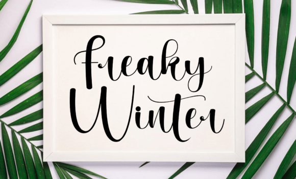 Freaky Winter Font Fonts Free Download Freaky Winter Font - Featured Image