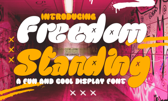 Freedom Standing Font - Featured Image