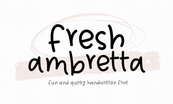 Fresh Ambretta Font - Featured Image