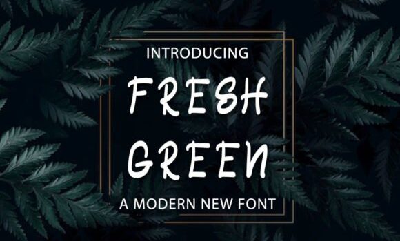 Fresh Green Font Fonts Free Download Fresh Green Font - Featured Image