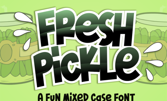 Fresh Pickle Font - Featured Image