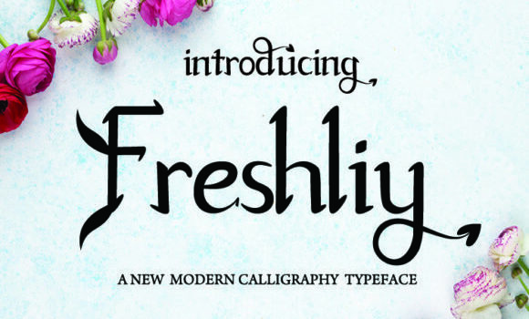 Freshliy Font - Featured Image