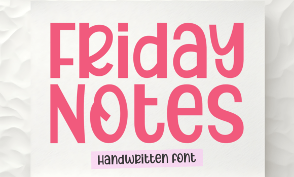 Friday Notes Font Fonts Free Download Friday Notes Font - Featured Image