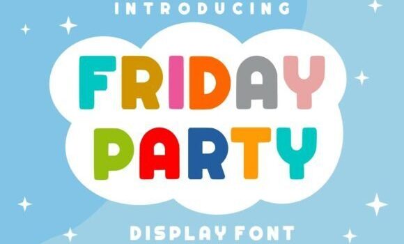 Friday Party Font Fonts Free Download Friday Party Font - Featured Image