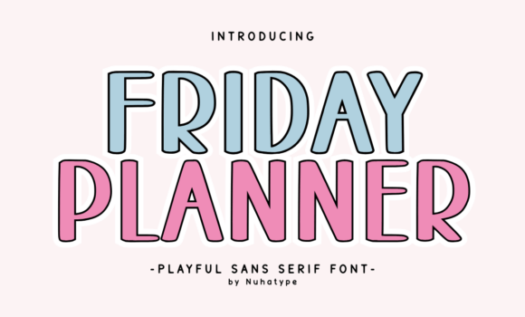 Friday Planner Font Fonts Free Download Friday Planner Font - Featured Image