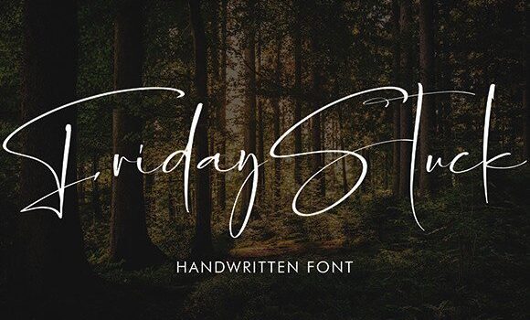 Friday Stuck Font - Featured Image