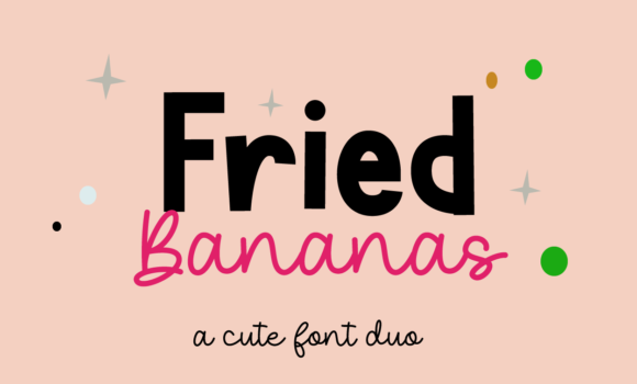 Fried Bananas Font - Featured Image