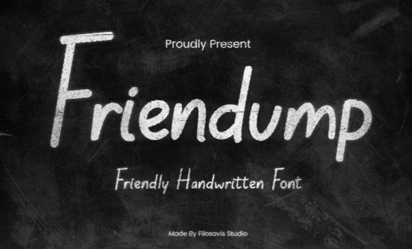 Friendump Font - Featured Image