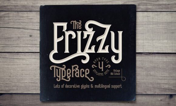 Frizzy Font - Featured Image