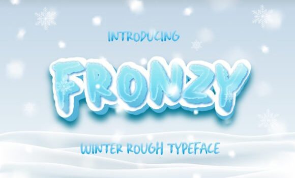 Fronzy Font - Featured Image