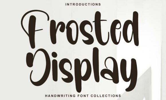 Frosted Display Font - Featured Image