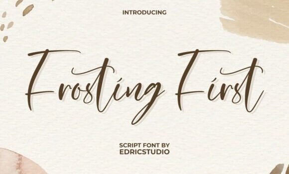 Frosting First Font Fonts Free Download Frosting First Font - Featured Image