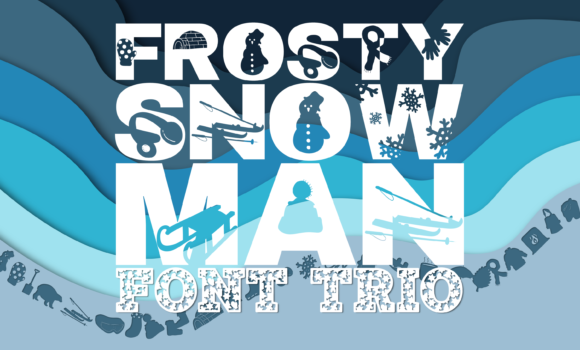 Frosty Snowman Trio Font - Featured Image