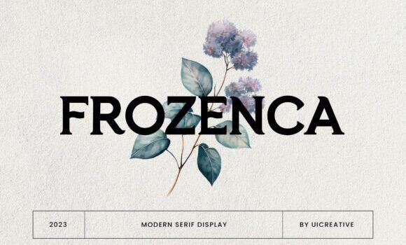 Frozenca Font - Featured Image